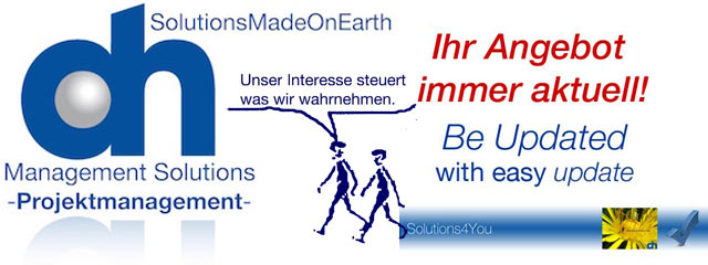 Management Solutions - ESAY UPDATE - Ihr Angebot immer AKTUELL Management Solutions - ESAY UPDATE - Ihr Angebot immer AKTUELL