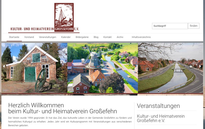 Kultur- und Heimatverein Großefehn, supported by Management Solutions