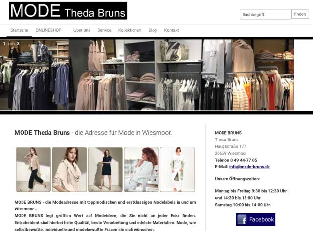 MODE THEDA BRUNS - ONLINE-SHOP